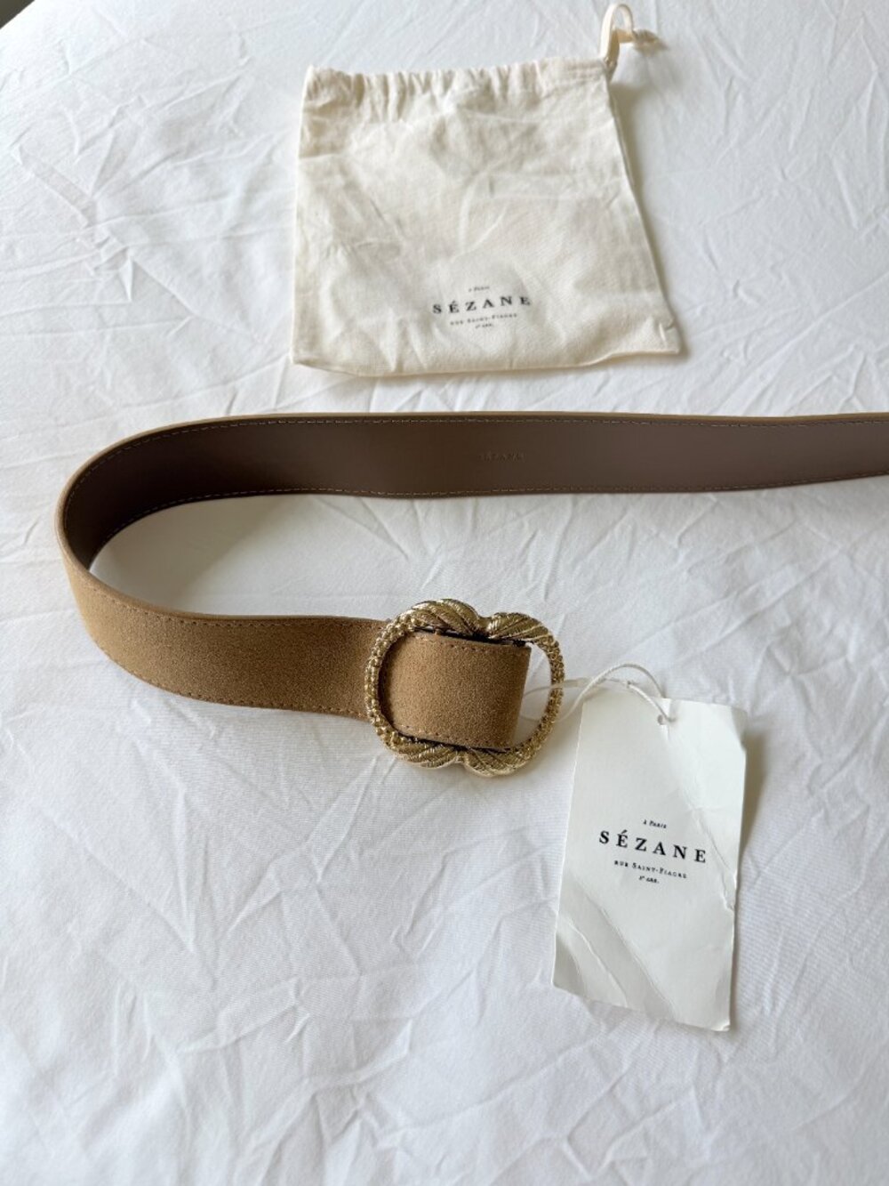 Sézane Artemis Belt - Beige - Picture 5 of 11